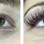 3d russian eyelash extensions before after