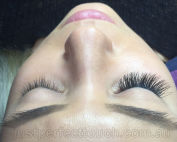 Russian Eyelash extensions before after