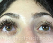 Volume lashes before after Melbourne