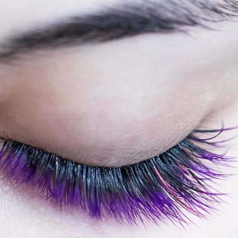 ombre lashes extensions