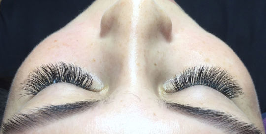 Russian volume eyelash extensions full set-