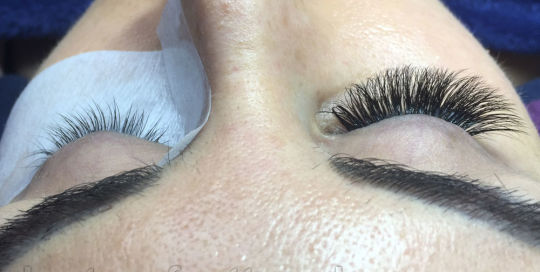 Russian volume eyelash extensions full set-