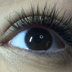Mink eyelash extensions