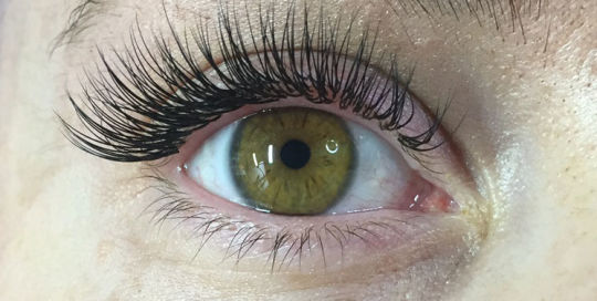 Mink eyelash extensions