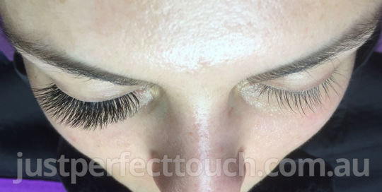 Volume lashes before after Melbourne
