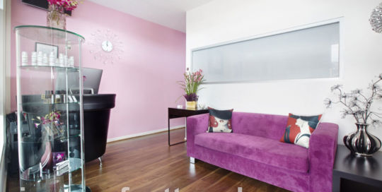 Just Perfect Touch eyelash extensions salon interior Melbourne