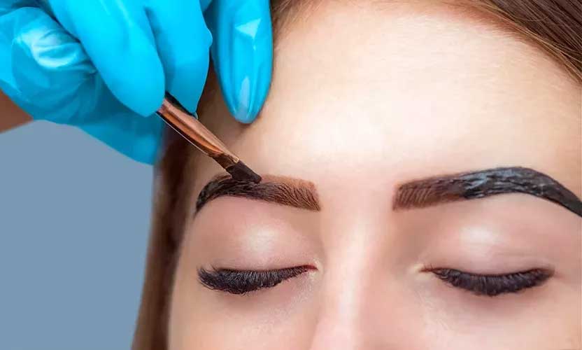 How to tint your eyebrows